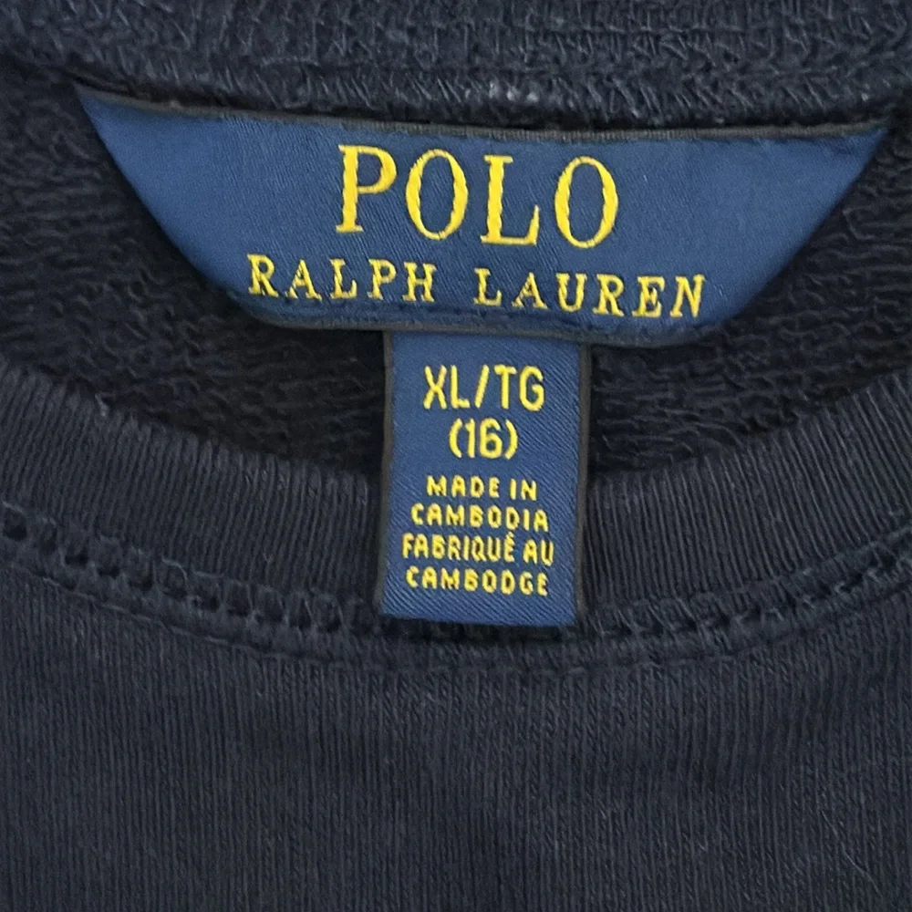Ralph Lauren Navy Dress with Polo Bear Graphic